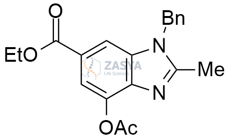 Ethyl 4-acetoxy-1-benzyl-2-methyl-1H-benzo[d]imidazole-6-carboxylate