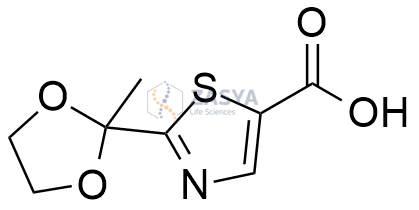 2-(2-methyl-1,3-dioxolan-2-yl)thiazole-5-carboxylic acid