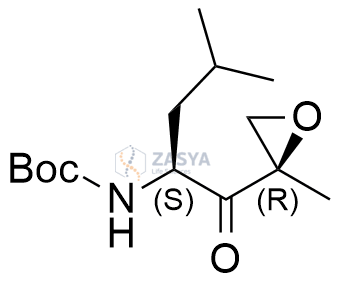tert-butyl ((S)-4-methyl-1-((R)-2-methyloxiran-2-yl)-1-oxopentan-2-yl)carbamate